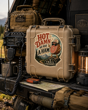 Hot Damn HAM Decal