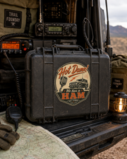 Hot Damn HAM Radio Decal