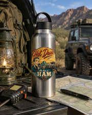Vintage Hot Damn HAM Radio Decal