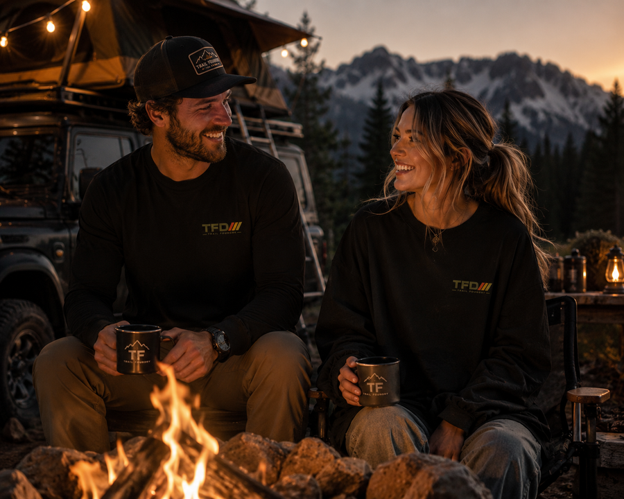 Trail Foundry Off Road Long Sleeve Shirt, Graphic Overland Tee, Outdoorsy Shirt