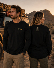 Trail Foundry Off Road Long Sleeve Shirt, Graphic Overland Tee, Outdoorsy Shirt
