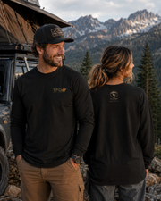 Trail Foundry Off Road Long Sleeve Shirt, Graphic Overland Tee, Outdoorsy Shirt