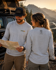 Trail Foundry Off Road Long Sleeve Shirt, Graphic Overland Tee, Outdoorsy Shirt