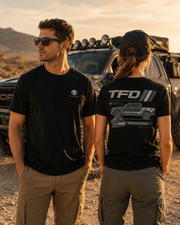 Trail Foundry Ford Raptor Baja Graphic Tee, Off-Road Motorsport Truck Apparel