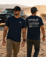 Trail Foundry Ford Raptor Baja Graphic Tee, Off-Road Motorsport Truck Apparel