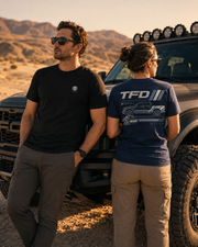 Trail Foundry Ford Raptor Baja Graphic Tee, Off-Road Motorsport Truck Apparel