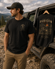 Trail Foundry Rubicon Trail Vintage Jeep Graphic Tee, Overland Apparel