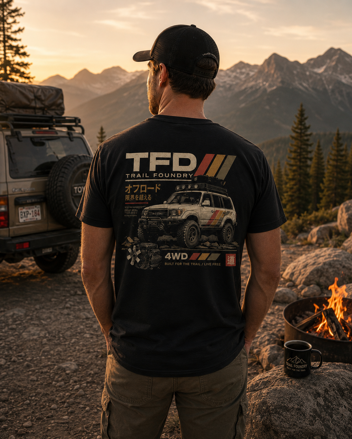 Trail Foundry Vintage 4x4 Toyota Land Cruiser Offroad Shirt