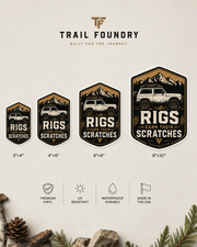 Rigs Earn Their Scratches – Trail Foundry Off-Road Sticker