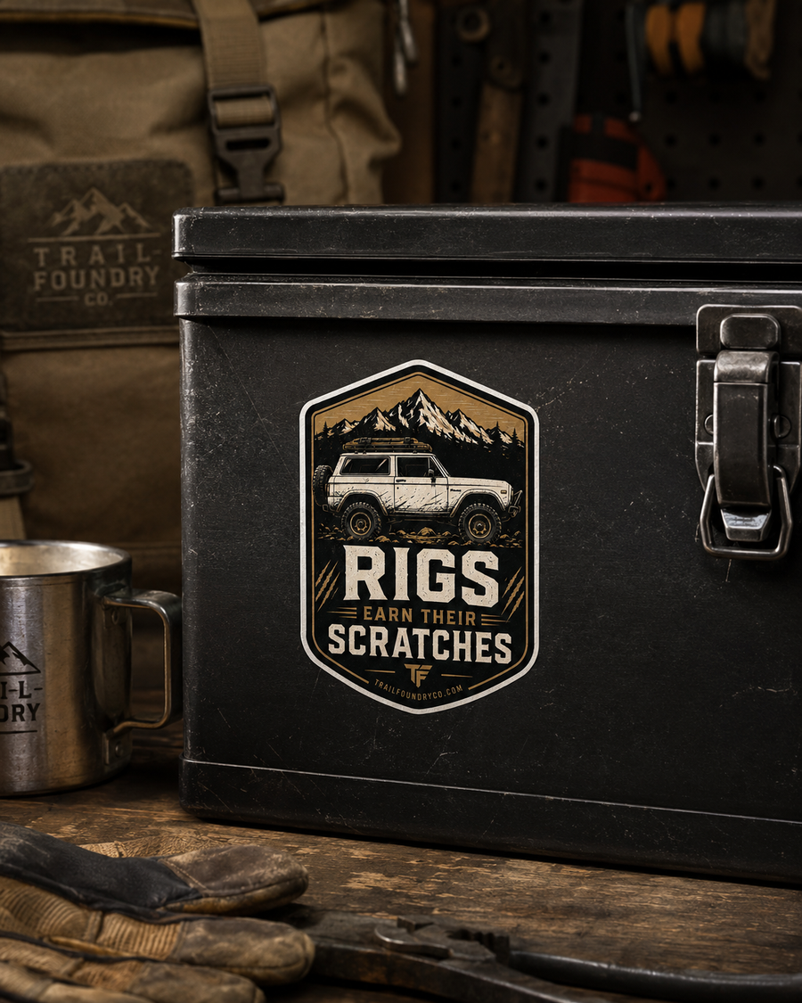 Rigs Earn Their Scratches – Trail Foundry Off-Road Sticker