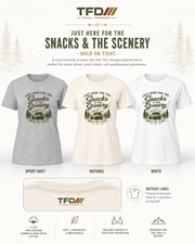 Women's Vintage Off-Road Funny Camping Shirt
