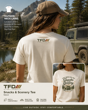Women's Vintage Off-Road Funny Camping Shirt