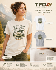 Women's Vintage Off-Road Funny Camping Shirt