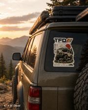 TFD Japanese Overland Toyota Decal Sticker