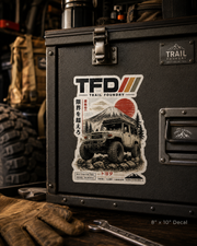 TFD Japanese Overland Toyota Decal Sticker