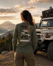 Trail Foundry Off Road Long Sleeve Shirt, Vintage Rock Crawler Adventure Tee