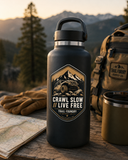 Trail Foundry Crawl Slow Live Free Vinyl Decal
