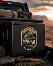 Trail Foundry Crawl Slow Live Free Vinyl Decal