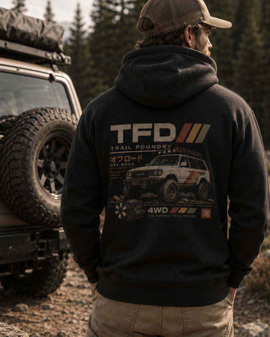 Trail Foundry 4x4 Vintage Land Cruiser Style Hoodie