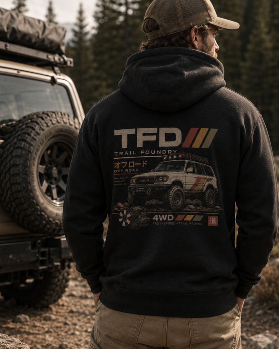 Trail Foundry 4x4 Vintage Land Cruiser Style Hoodie