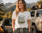 Women's Vintage Off-Road Funny Camping Shirt